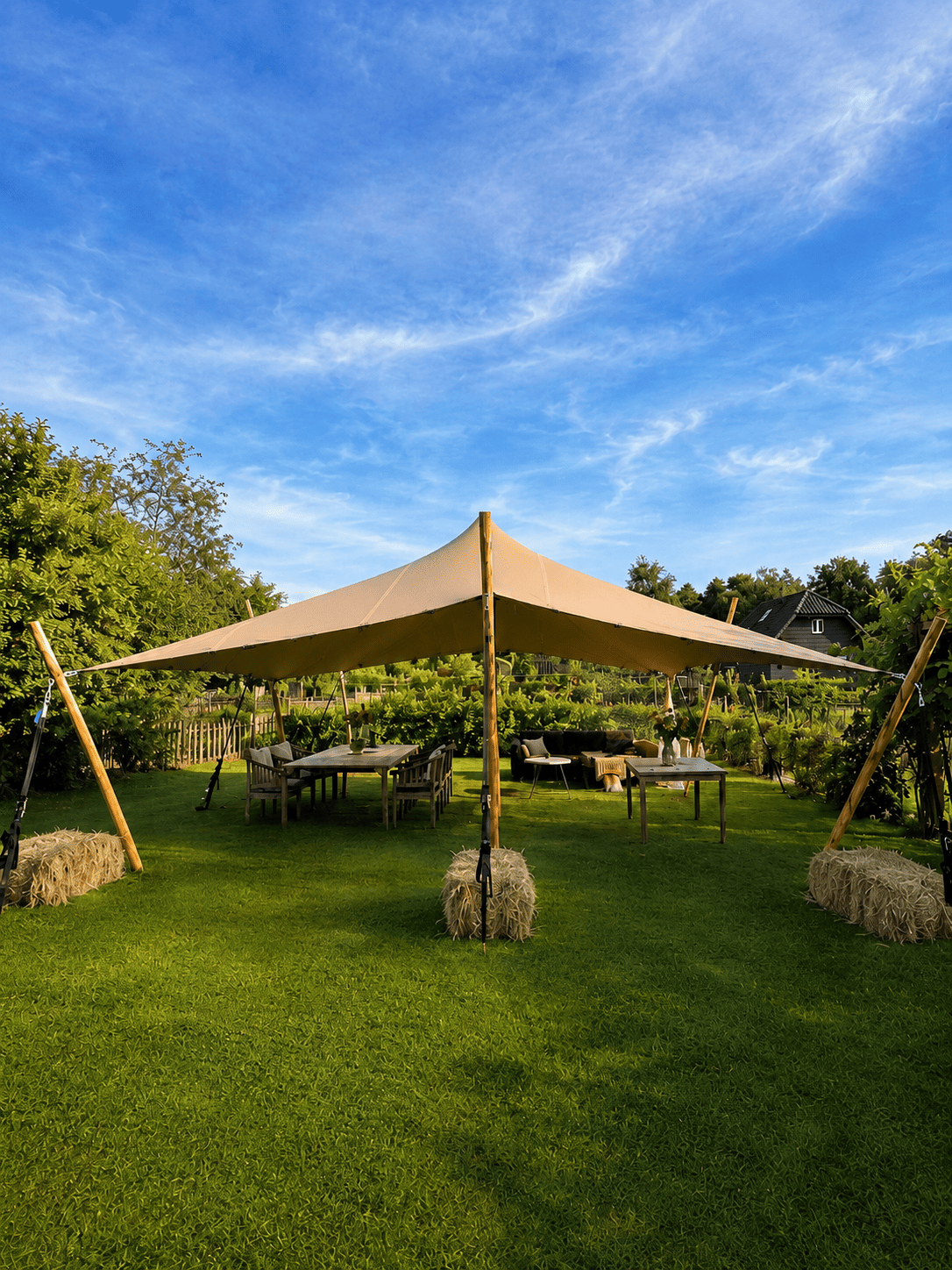 Stretchtent 10 x 8 meter