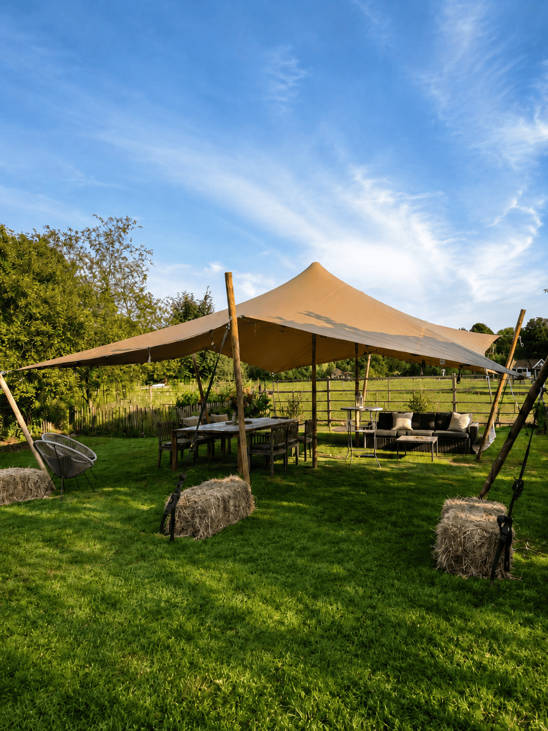 Stretchtent 10 x 8 meter