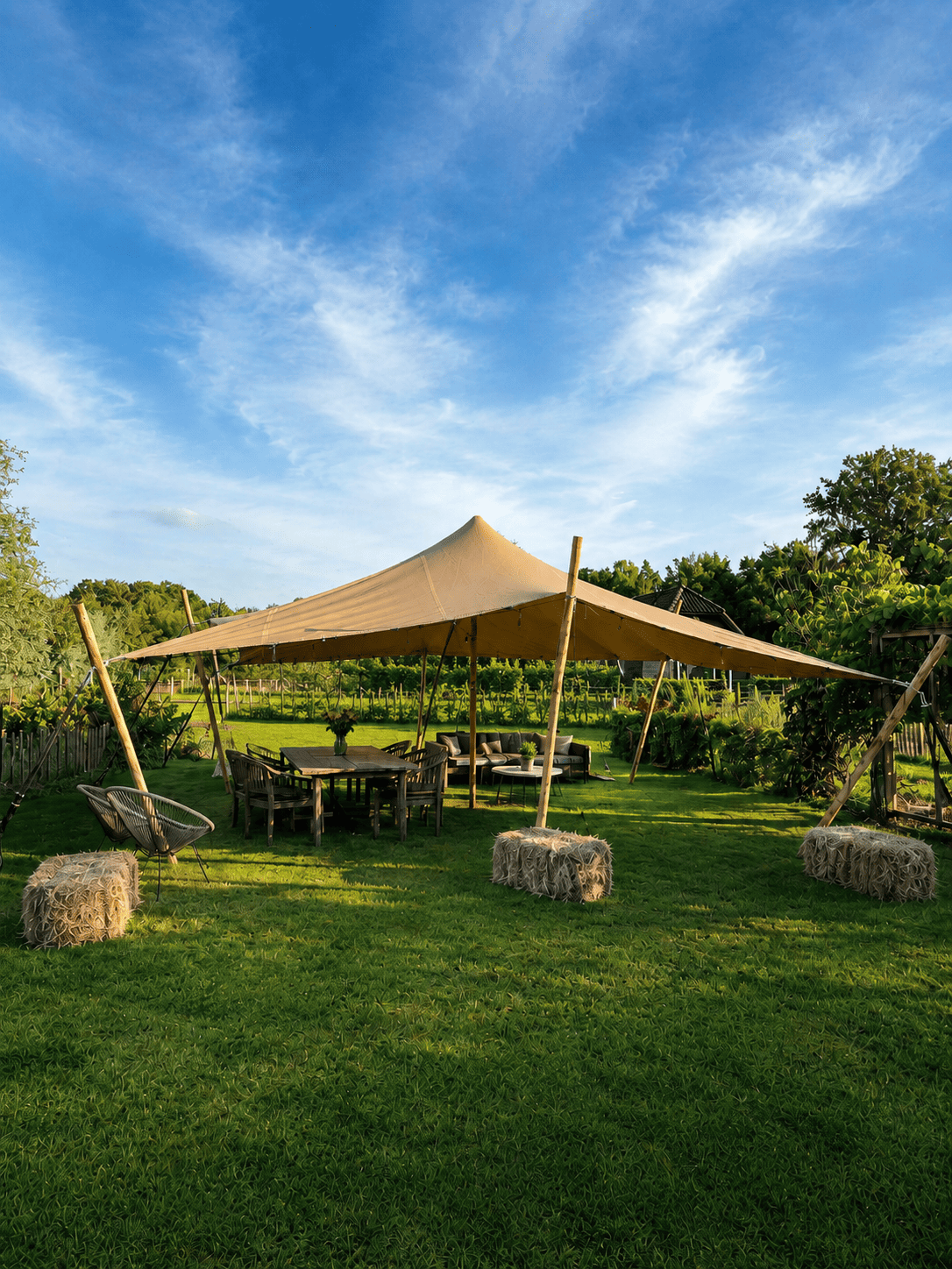 Stretchtent 10 x 8 meter